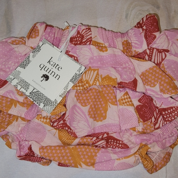 Kate Quinn | Skirted Ruffle Baby Bloomer Butterfly Print 0-3M - Picture 3 of 8